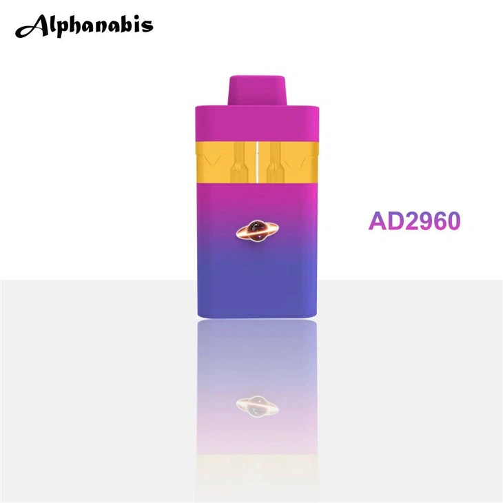 AD2960 3ML+3ML Disposable Vape Box Dual Oil Tank &preheat