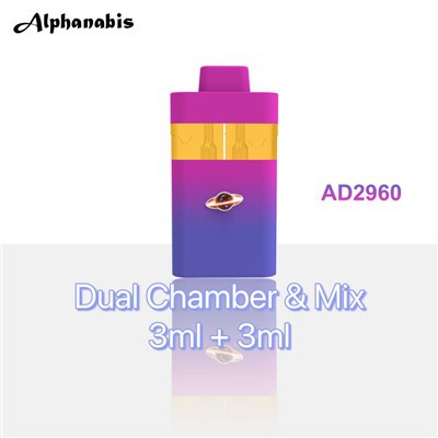 3ML+3ML engangsvapeboks Dobbelt olietank & forvarm