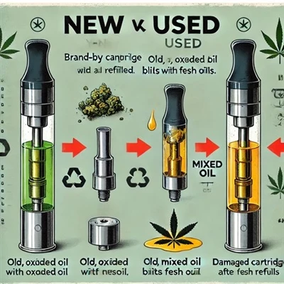 Hvorfor skal du ikke genopfylde cannabisoliepatroner