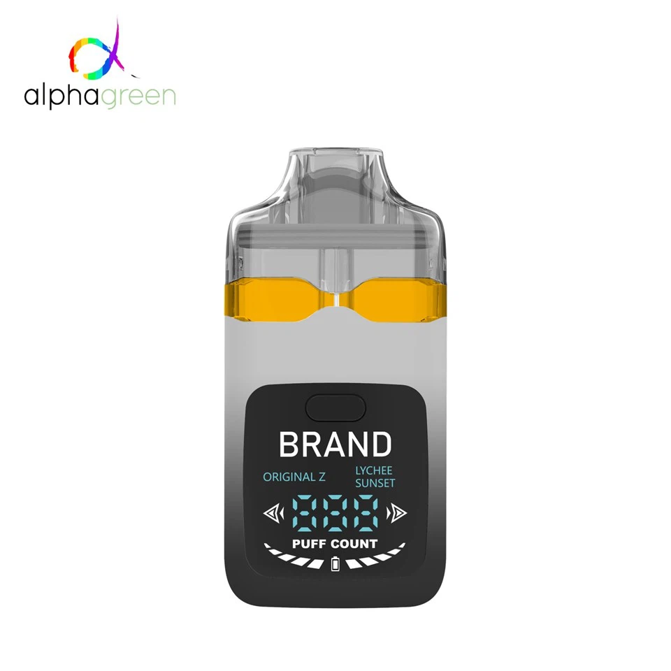 Dual Chamber 1ml+1ml/1.5ml+1.5ml Disposable Hemp Vape With Digital Screen